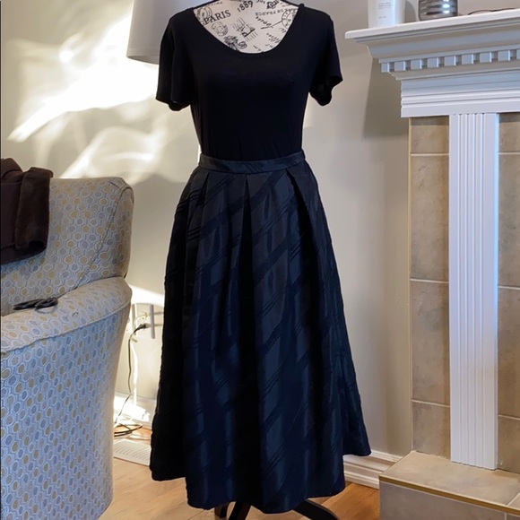 🔥NWOT💋Onyx Nite 💋black lined 💋skirt - Picture 2 of 15